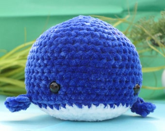 Amigurumi whale | Plush toy | crocheted | handmade | different colors | stuffed animal | Sea creatures | Gift idea