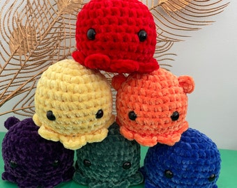 Amigurumi Octopus | stuffed animal | Stress ball | crocheted | handmade | different colors | cute | Sea creatures | stuffed animal