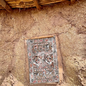 Free shipping Vintage Moroccan Berber Door, Antique Moroccan Carved Artwork, Amazigh Berber Door ,Handmade Traditional Moroccan door Carved