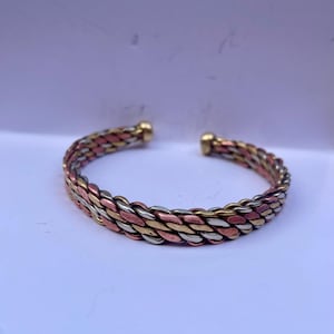 Pure Copper Curb Chain Bracelets, Handmade solid , Lobster Clasps copper Bracelet Antique copper chain Solid copper Chain Bracelets