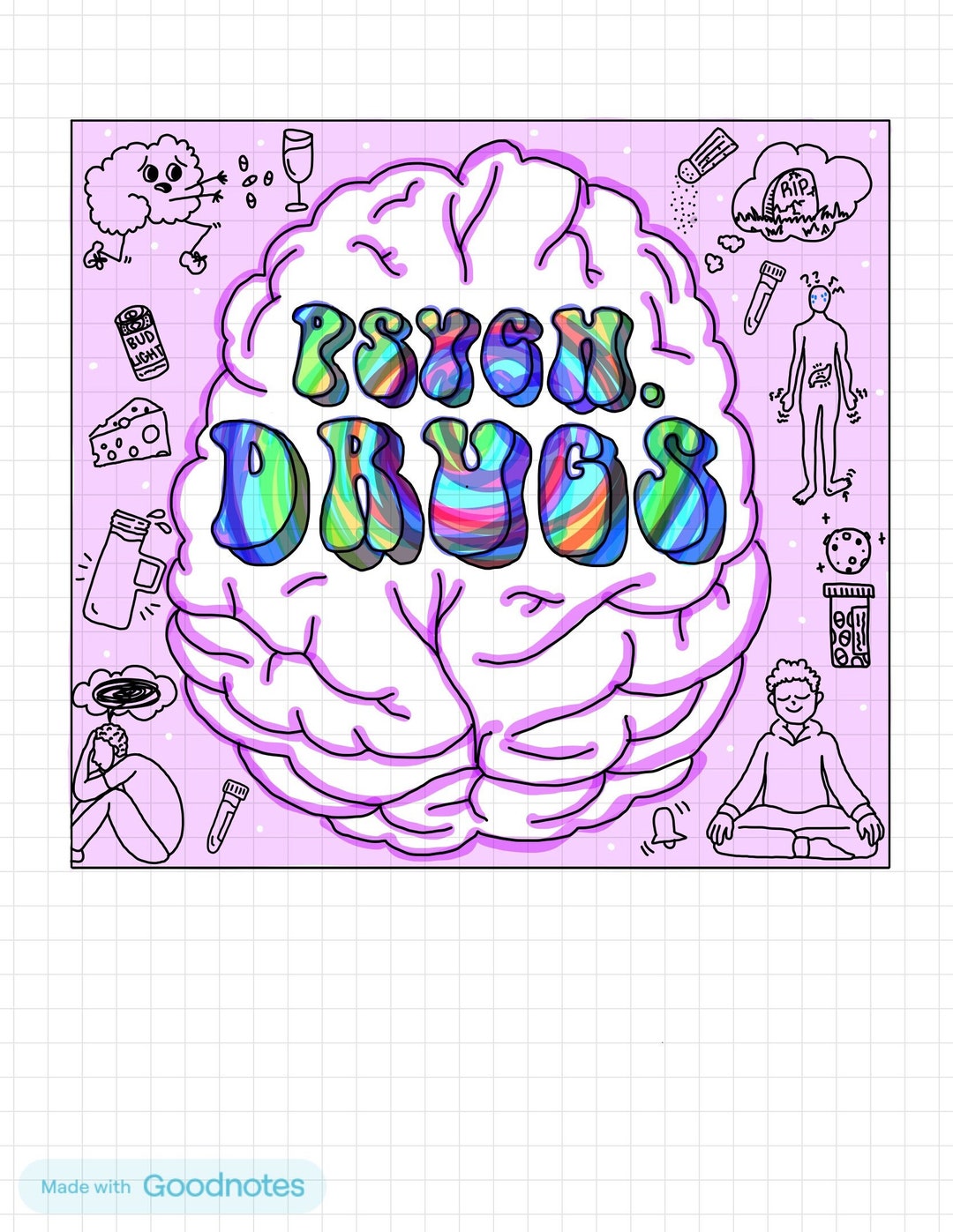 Psychology Medication Flash Cards Pharmacology 32 Flash Cards Pdfs Etsy