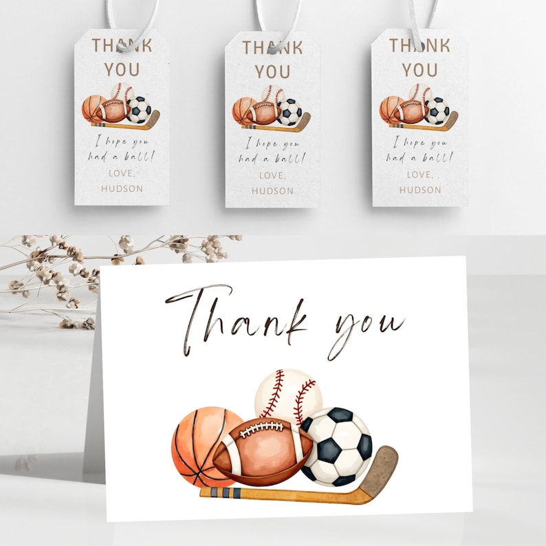 Editable Rookie Year 1st Birthday Party Bundle | Minimalist Sports ...