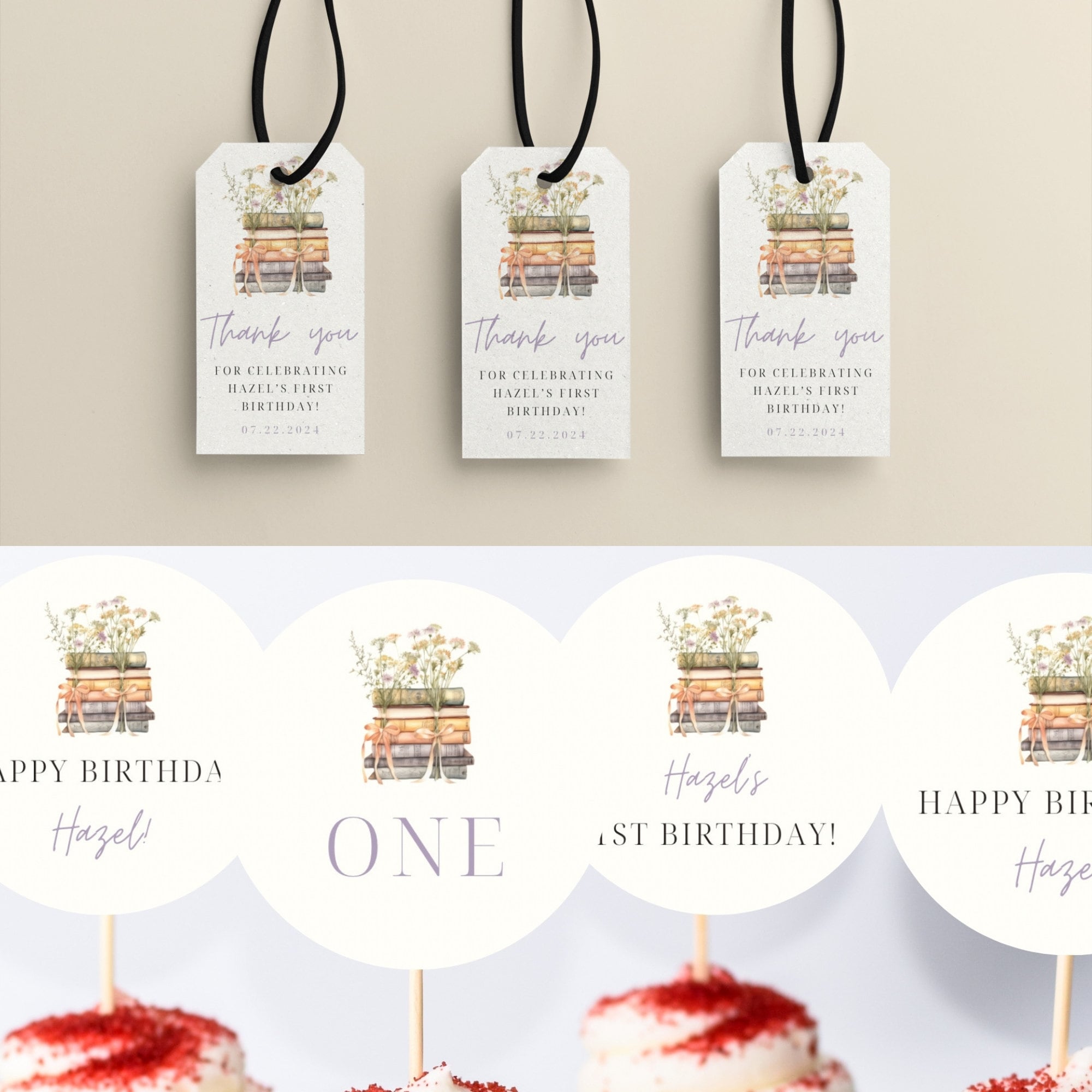 Storybook First Chapter Birthday Party Bundle | Book Themed First ...
