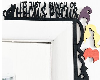 hocus pocus halloween door frame decoration