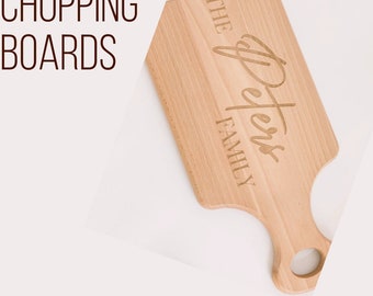 Custom Engraved Charcuterie Board/