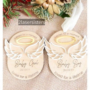 Miscarriage Ornament Stillbirth Ornament Miscarriage Gift baby loss memorial | sympathy gift | angel wings | infant/baby loss memorial