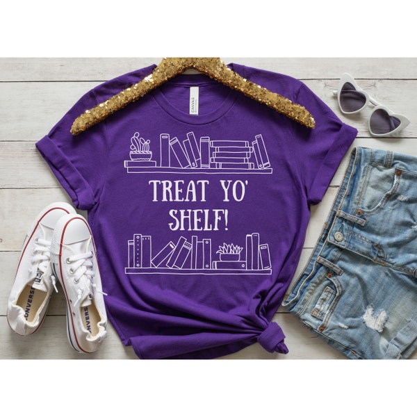 Gönnen Sie Yo 'Regal Bücherwurm Leser-T-Shirt