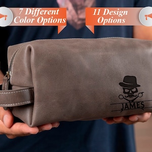 Customized Gift for Barber Boyfriend, Dopp Kit, Unique barber-themed gifts for Husband, Hairdresser Shave Bag Gift, Coiffeur stylist Gift