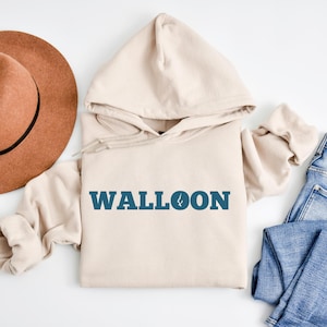 Walloon Lake Hoodie, Unisex Petoskey Northern Michigan Sweatshirt, Gift for Up North, Boating, Lake, Outdoor Lover, Great Lakes Clothing