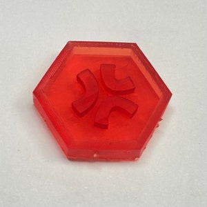 Angry Markers: MTG Goad Reminders - Red Resin Tokens (Set of 15)