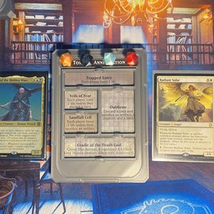 oversized mtg card Kalemne, Disciple of Iroas (Oversized) [Commander 2015 Oversized] Lightly Played Foil main image 0