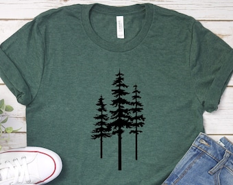 Pine Tree Forest Shirt: Nature Lover Gift