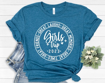 Girls Trip 2023 T-Shirt, Best Friend Vacation Gift