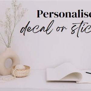 Calcomanías personalizadas, Calcomanías personalizadas, Personaliza tu diseño, Para anteojos, cajas, Autos y más