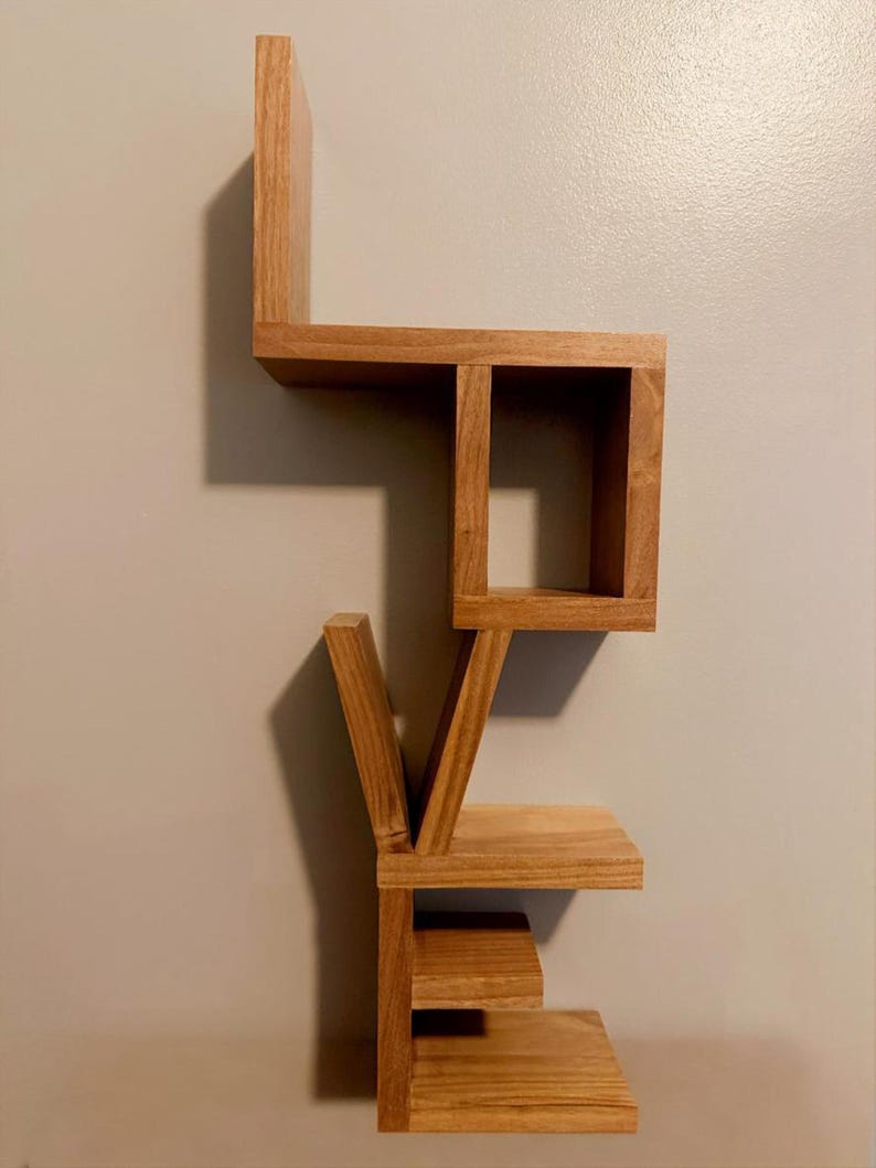 LOVE Wooden Wall Art Clear Polyurethane