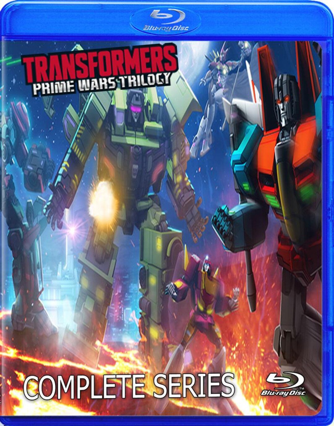 Transformers prime wars trilogy on sale blu ray