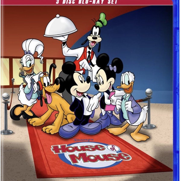 House of Mouse - Complete Series + Films - 3 Disc Blu Ray Set