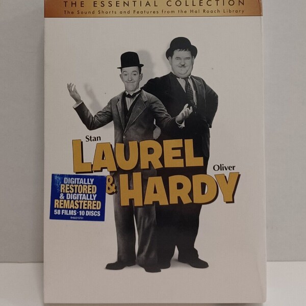 Laurel & and Hardy The Complete Essential Collection (10-Disc DVD) Box Set