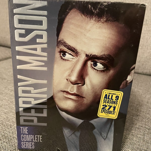 Perry Mason: The Complete Series - Seasons 1-9 DVD Set In Original Plastic.