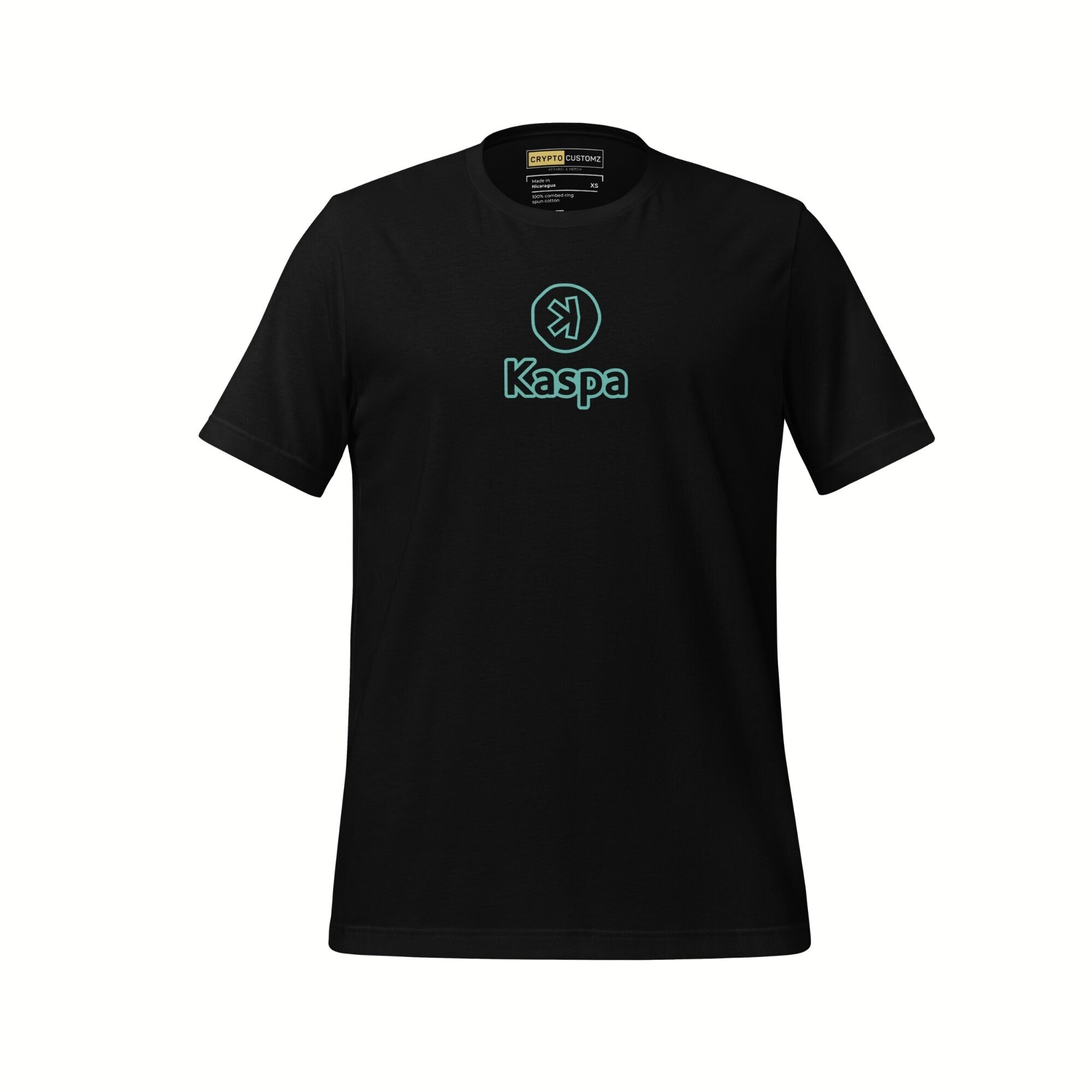 Kaspa Outline Crypto Logo Premium Cotton T-shirt - Etsy