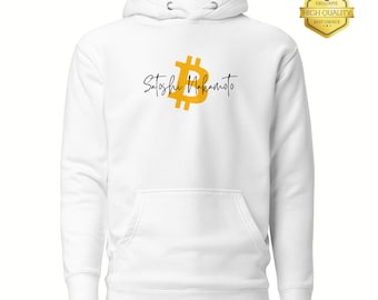 Satoshi Nakamoto Cryptocurrency Soft Cotton Pullover Hoodie  - Bitcoin Enthusiast Apparel
