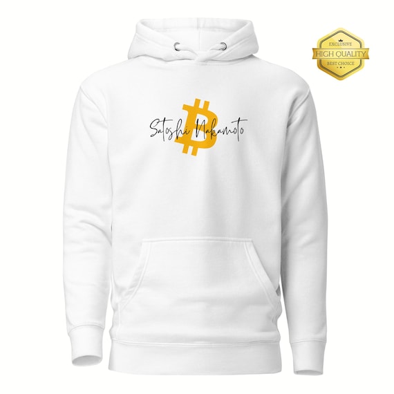 Satoshi Nakamoto Cryptocurrency Soft Cotton Pullover Hoodie  - Bitcoin Enthusiast Apparel