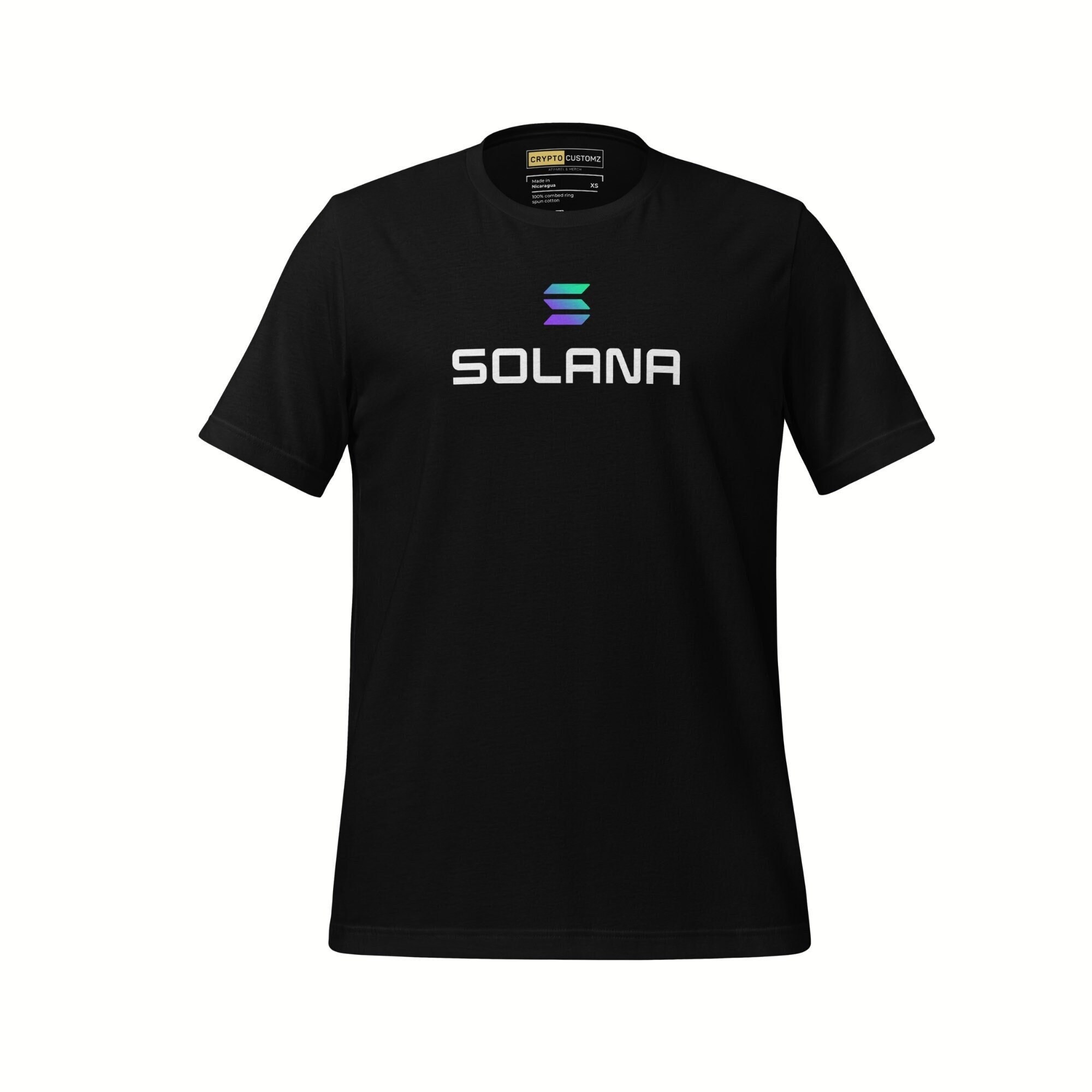 Solana Crypto Logo T-Shirt - Premium Cotton, Lightweight