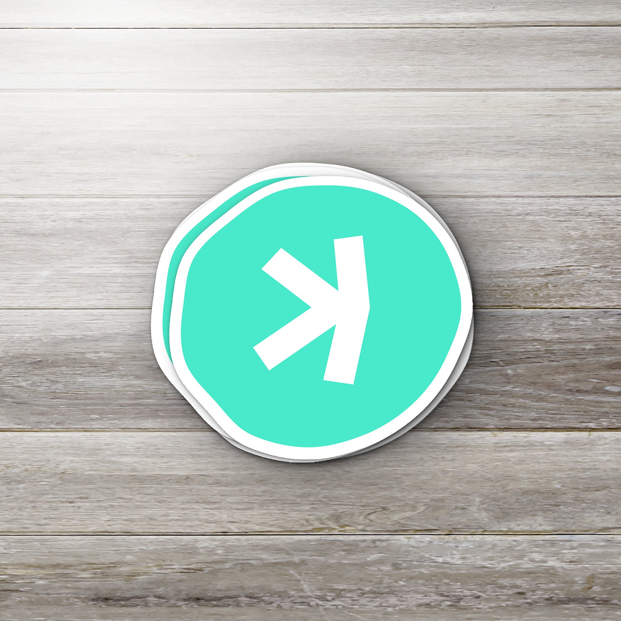 Kaspa Crypto Glossy Kiss-cut Vinyl Sticker - Etsy