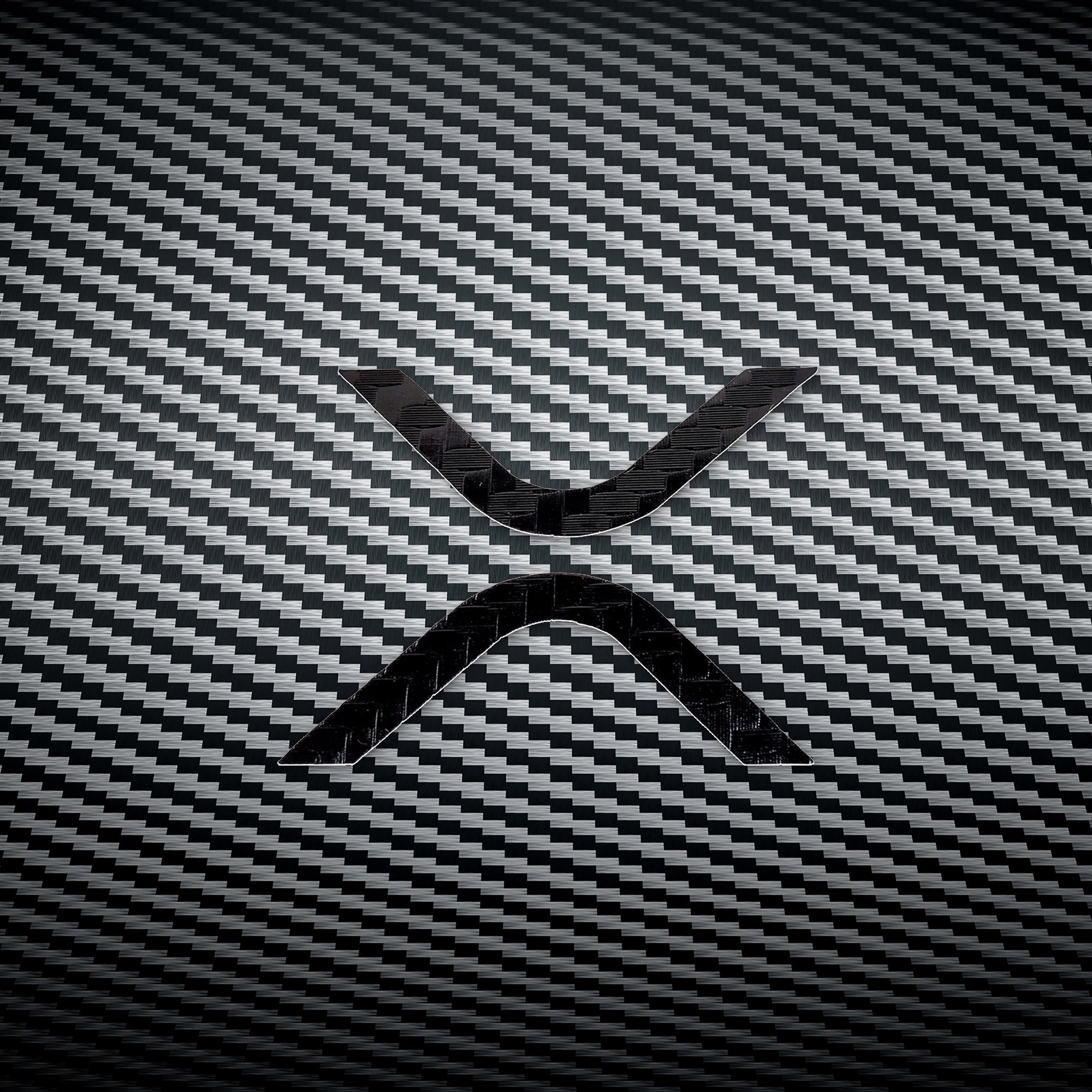 XRPカーボンファイバービニールデカール：防水暗号ロゴ - Etsy 日本