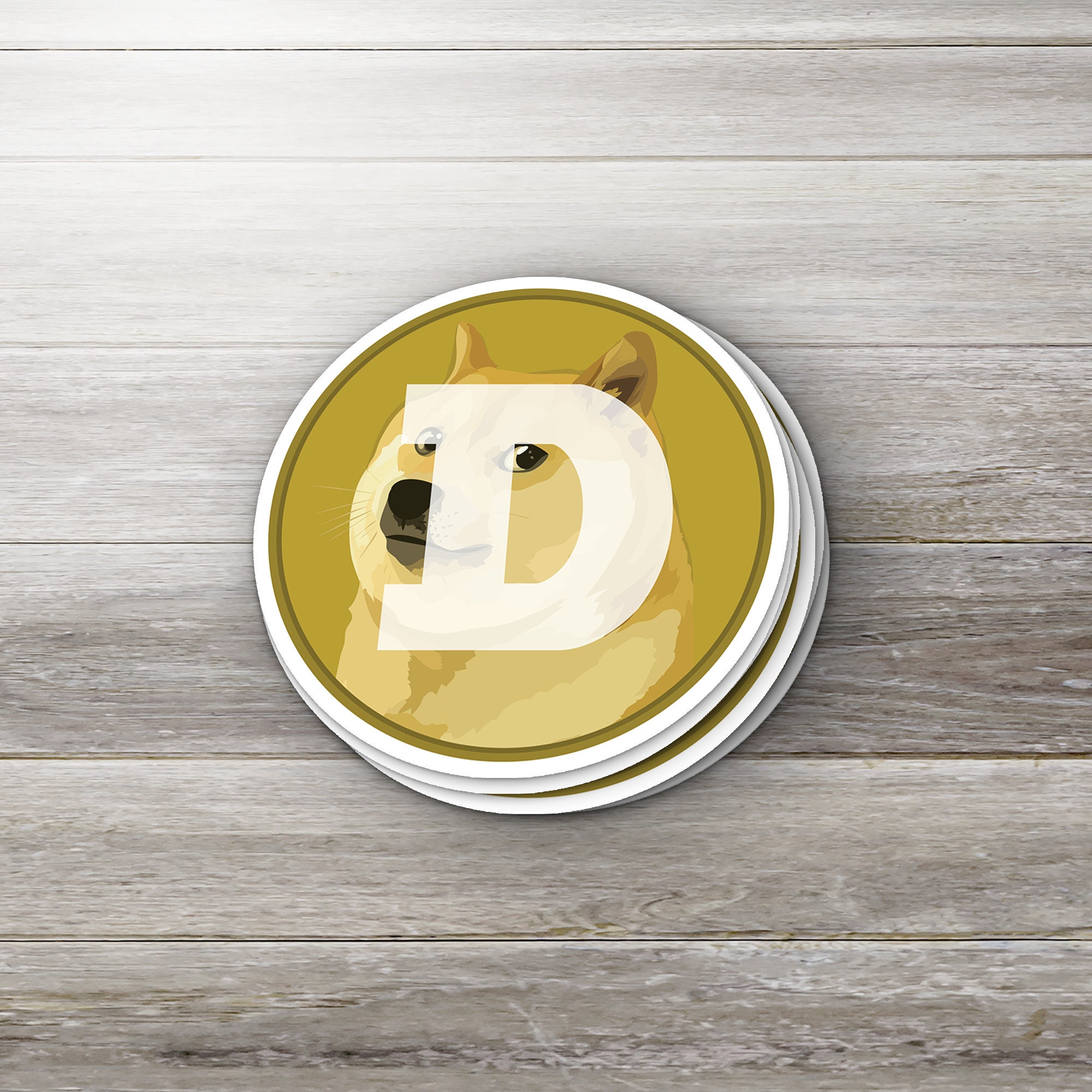 Dogecoin Decal - Etsy Denmark