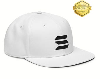 Embroidered Solana SOL Logo Snapback Hat