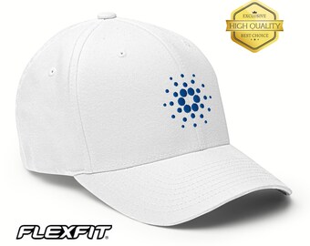 Embroidered Cardano ADA Logo Flexfit Hat