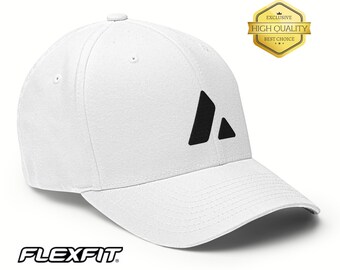 Embroidered AVAX Logo Flexfit Hat - Avalanche Crypto