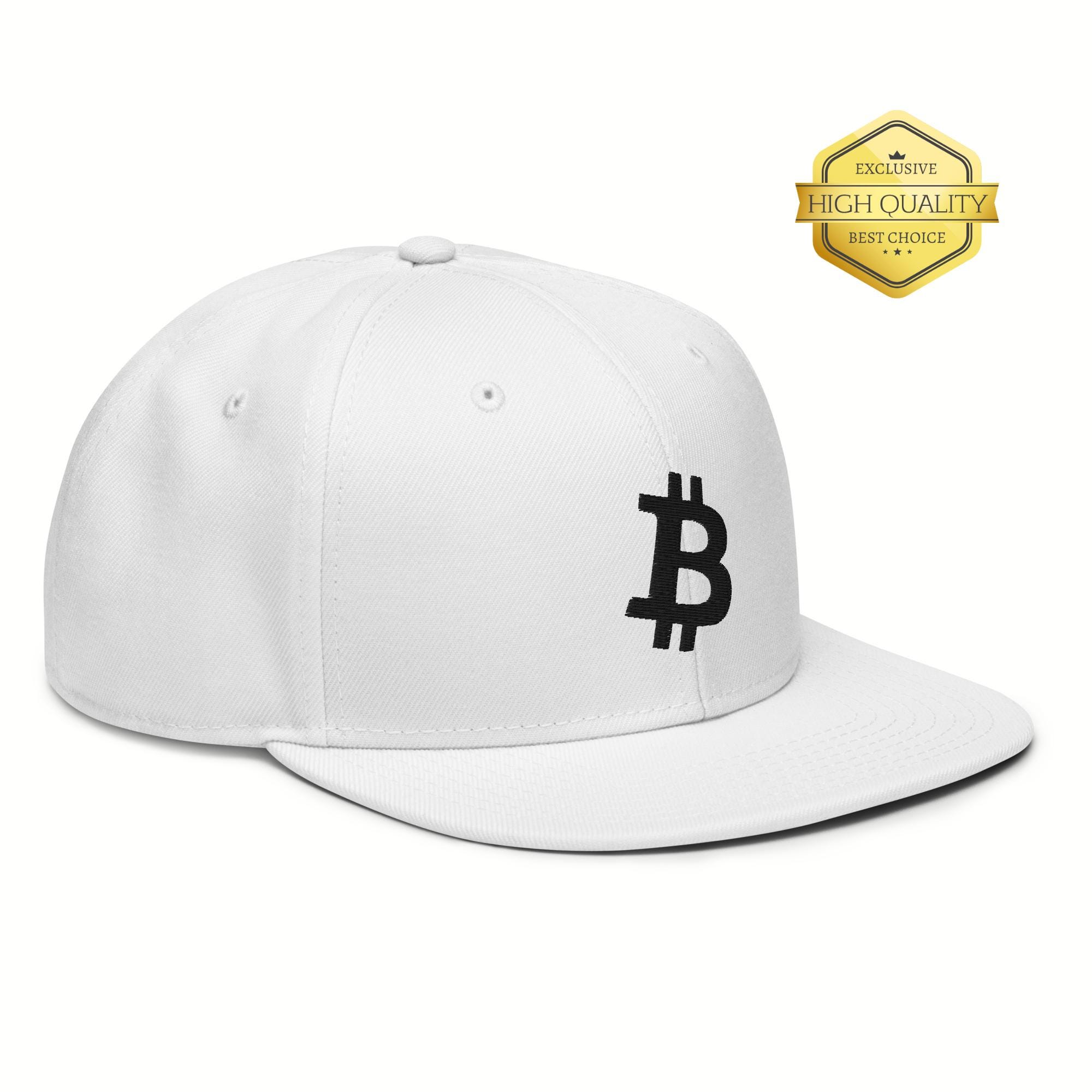 Embroidered Bitcoin BTC Logo Snapback Hat
