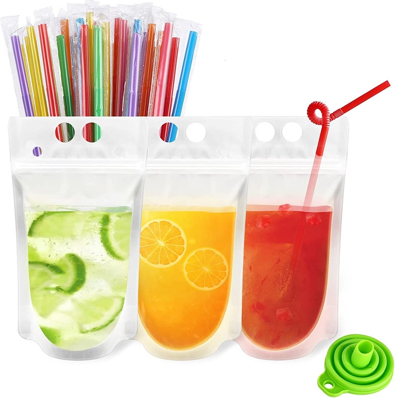Blank Drinking Pouch Bulk Summer Pouches Drinking Pouch Reusable Drink
