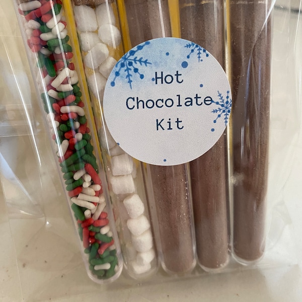 Hot Chocolate/Cocoa Kit | Perfect Christmas Eve Box Stuffer | Stocking Stuffer | Hot Cocoa Mix | Hot Chocolate Kits | Small Gift Idea