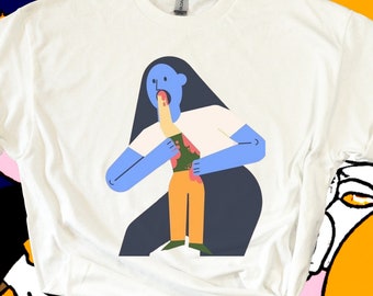 Saturn Devouring His Son Corporate Art Meme Shirt, Shirts That Go Hard, Cursed Shirt, Twitter Meme, Funny Tee, Joke Tee, Parody Shirt, Gift
