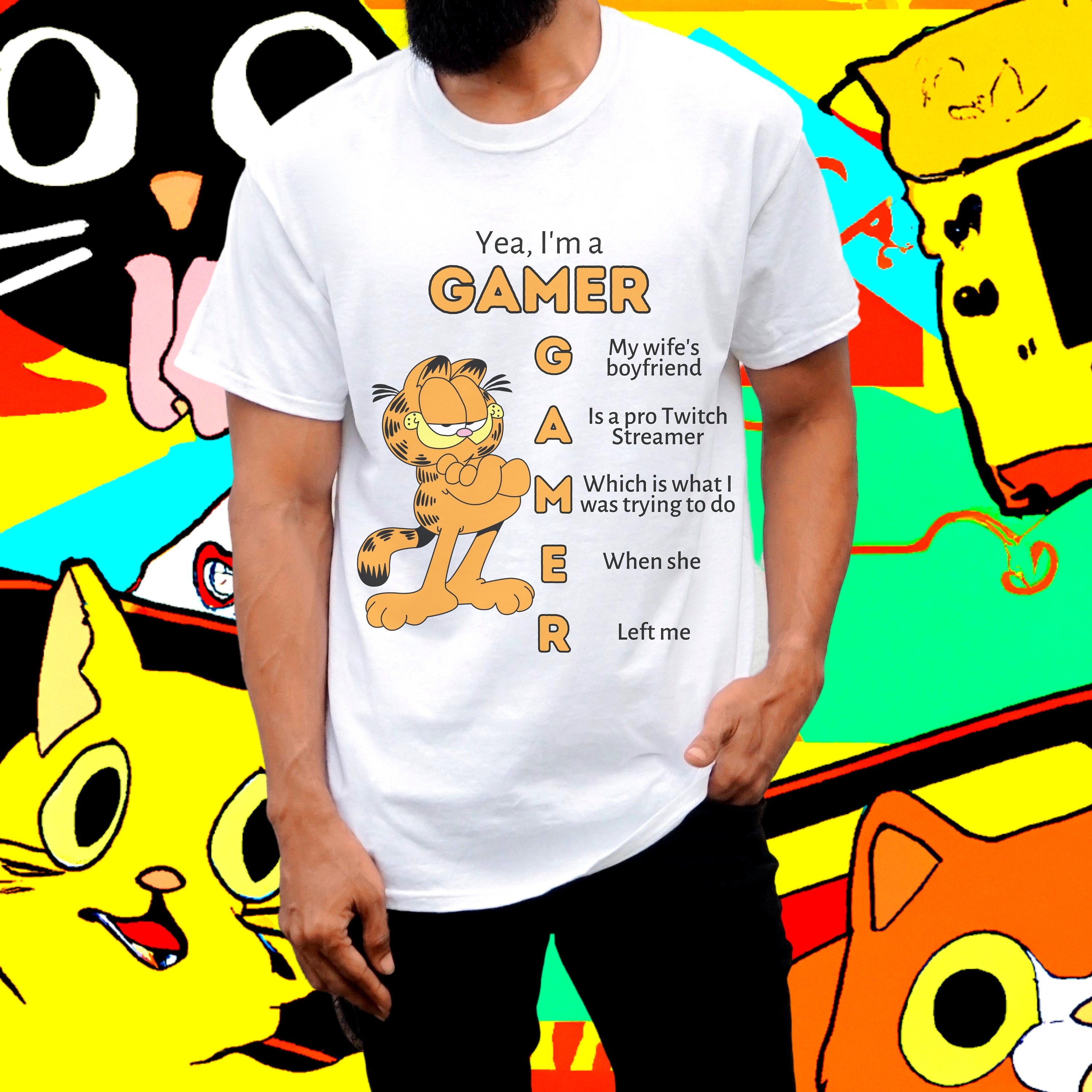 Garfield Meme Shirt - Etsy