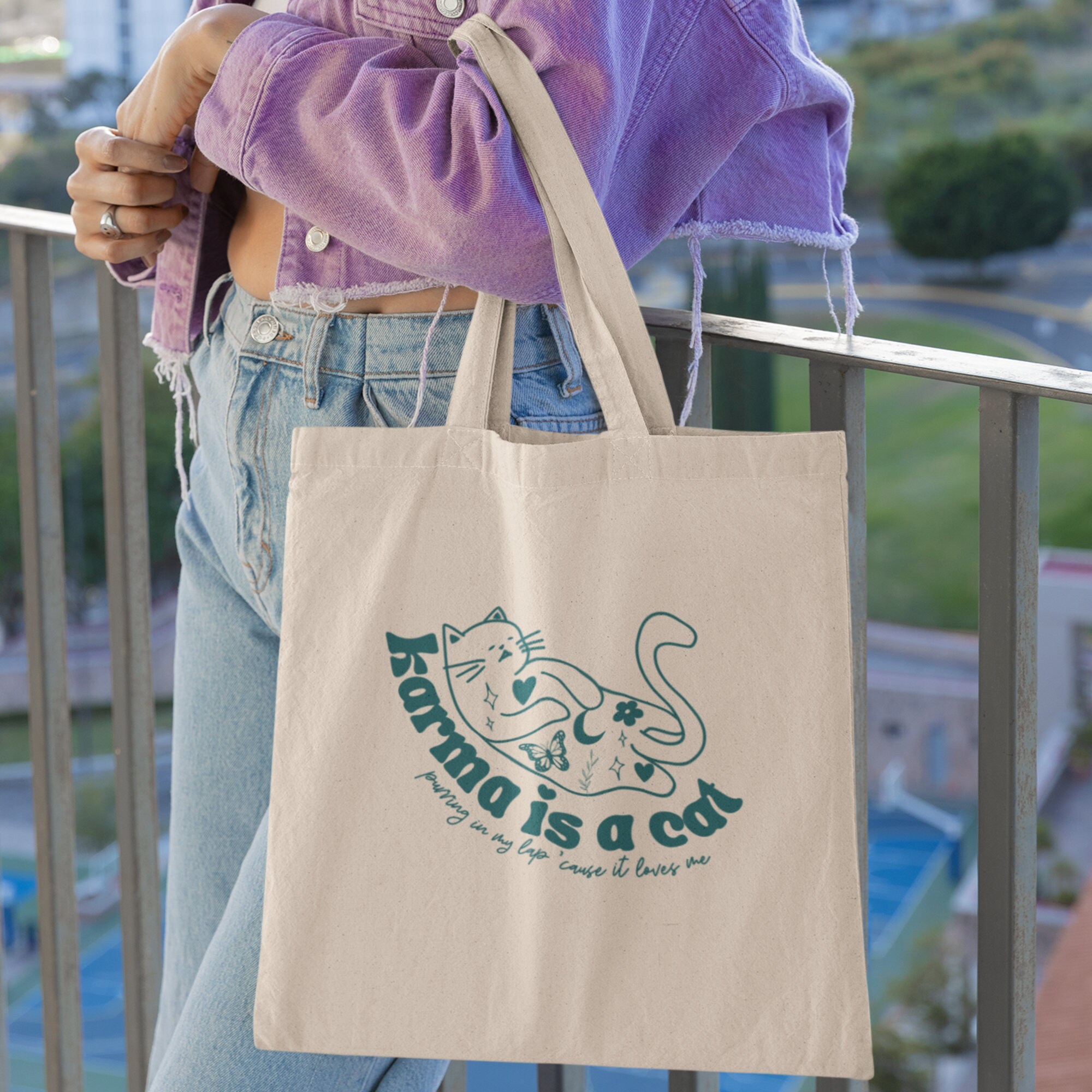 Taylor Swift Aesthetic Folklore Album Art Tote Bag Cottagecore