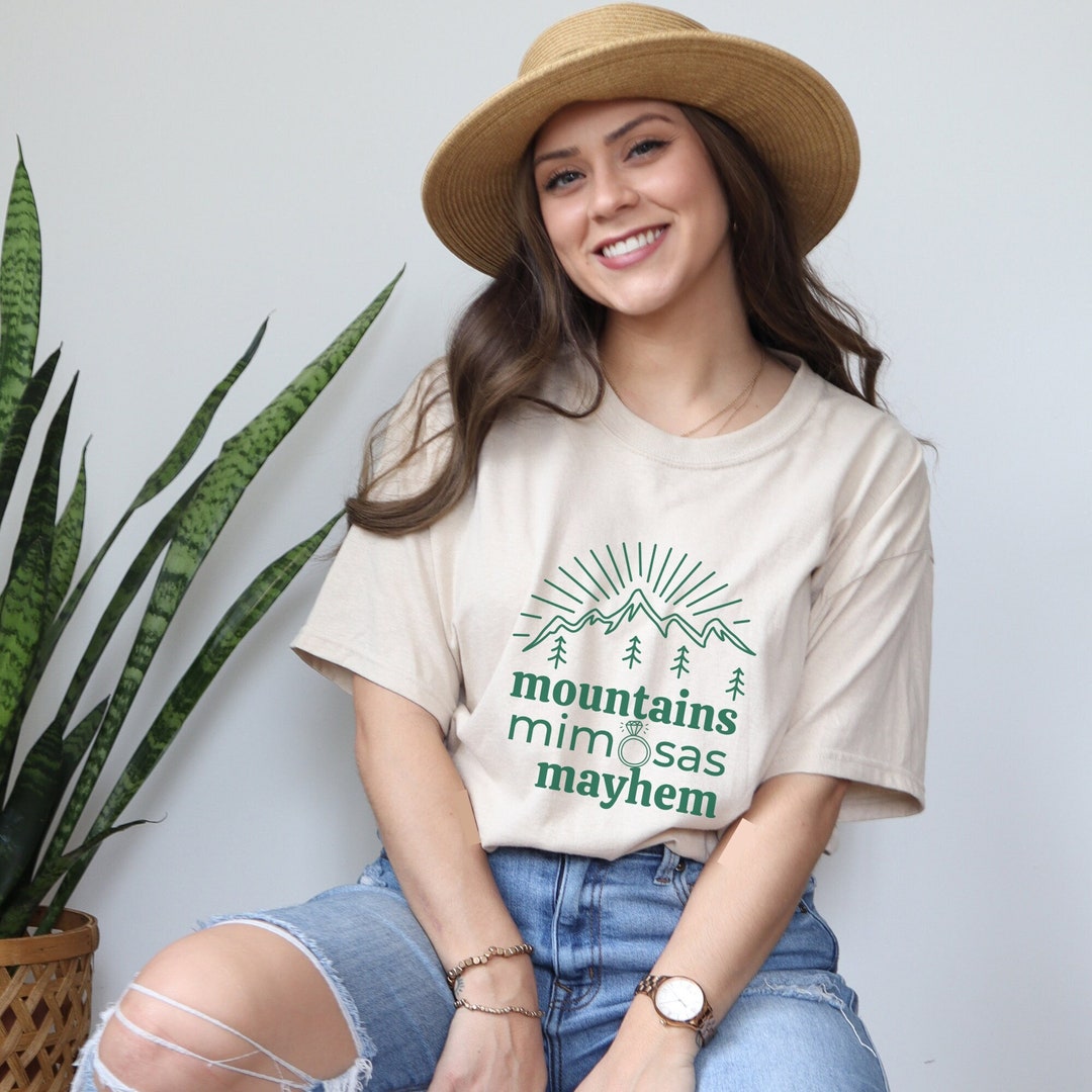 Camp Bachelorette Shirts Mountains Mimosas and Mayhem - Etsy