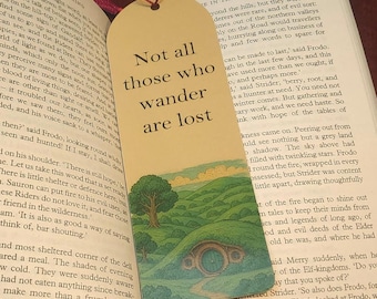 Whimsical Forest Acrylic Bookmark: Fantasy Gift For Bookworms