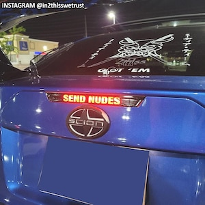 Scion TC Brake Light Decal 2011+