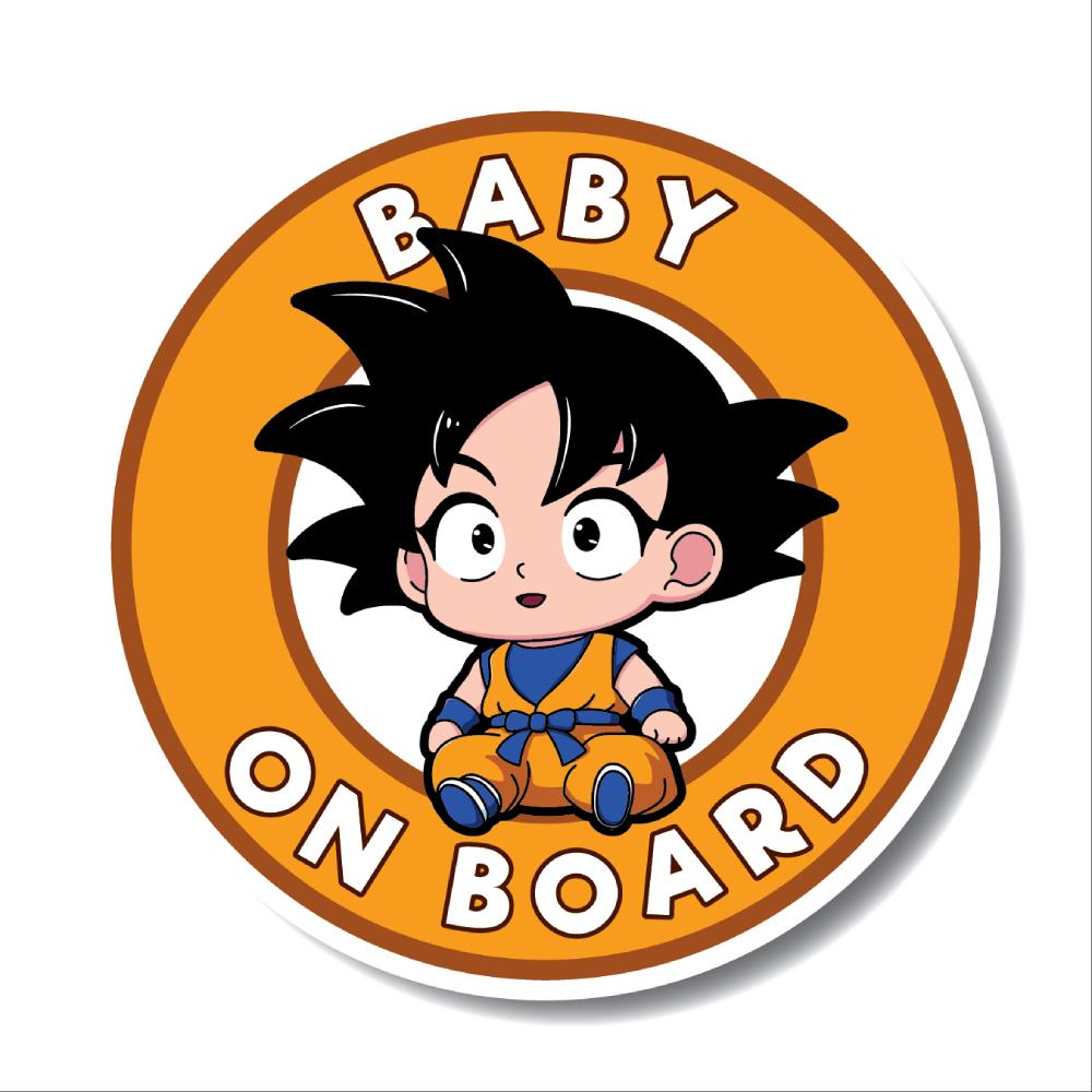 DRAGONBALL Z SON GOKU LAMINATED VINYL STICKER | Shopee Philippines