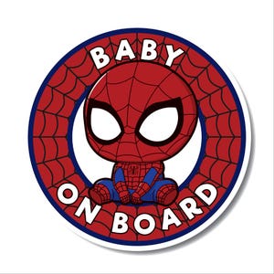 Baby On Board Spider Hero Sticker