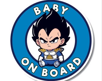 Baby On Board Prince Fighter Sticker