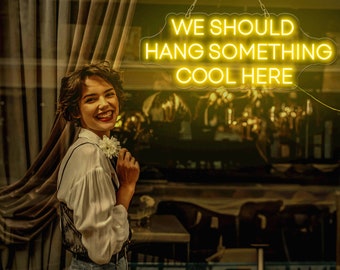 We should hanging something coo here Neon Sign Room Bar Decor Birthday Gifts Party Hanging Bar Sign Shop Signage living room decor sign