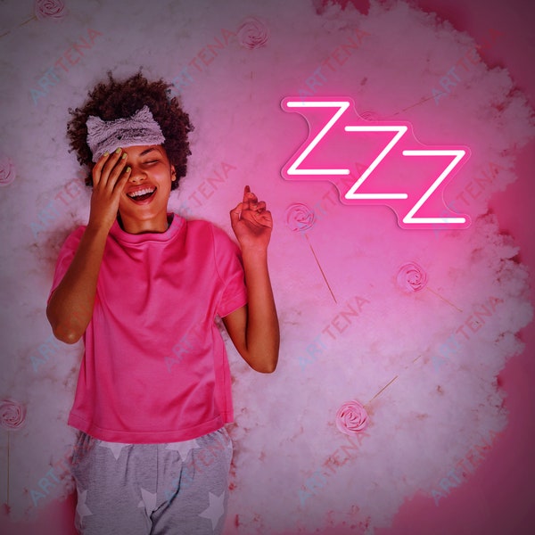 Zzz Neon Light Sign Etsy
