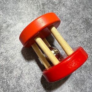 4-teiliges Holzinstrumenten-Set in Rot, Montessori Holzspielzeug-Instrumenten-Kit für Kleinkinder, Baby-Musikinstrument, Musikinstrument, Holzspielzeug Bild 7