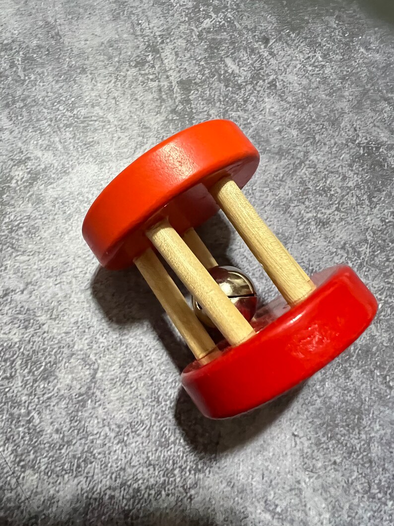 4-teiliges Holzinstrumenten-Set in Rot, Montessori Holzspielzeug-Instrumenten-Kit für Kleinkinder, Baby-Musikinstrument, Musikinstrument, Holzspielzeug Bild 7