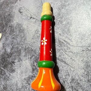 4-delige houten instrumenten set in rood, Montessori houten speelgoedinstrumenten kit voor peuters, babymuziekinstrument, muziekinstrument, houten speelgoed afbeelding 8